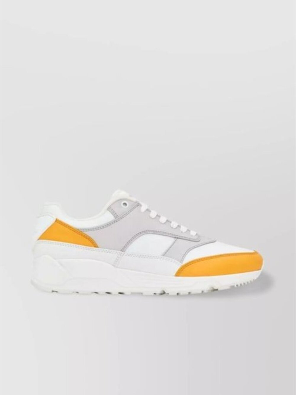 Saint Laurent Sneakers White Yellow Bump Low top shoes Size 41.5